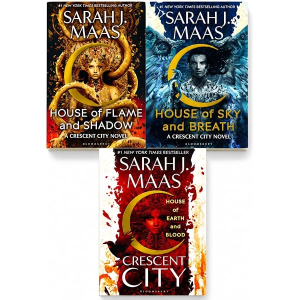 Crescent City Series Set of 3 Books. House of Earth and Blood